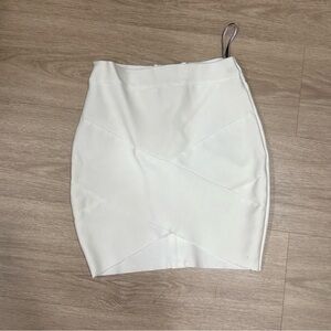 Elegant White Women's Skirt
